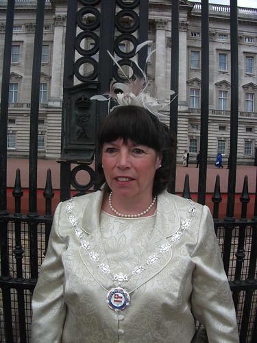 Cllr Burch at Buckingham Palace